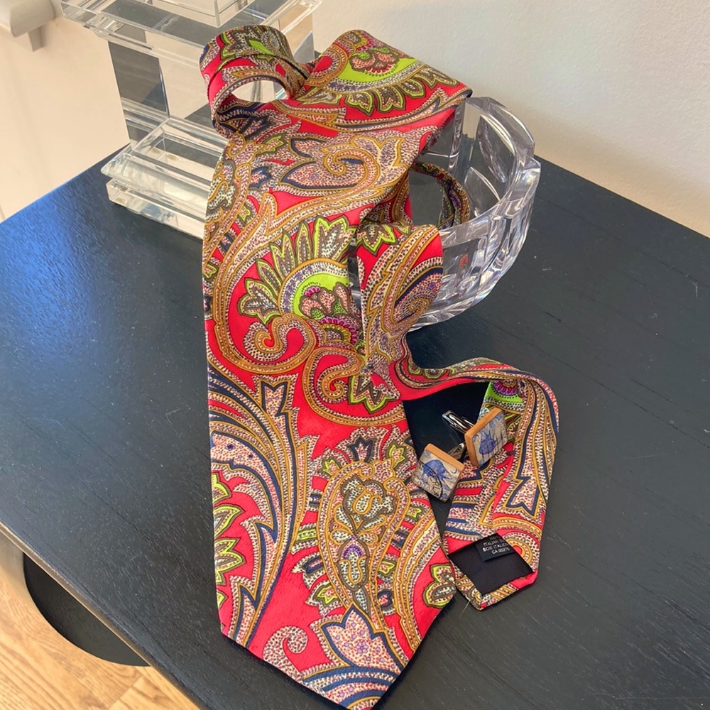 Silk Micro Mosaic Style Tie